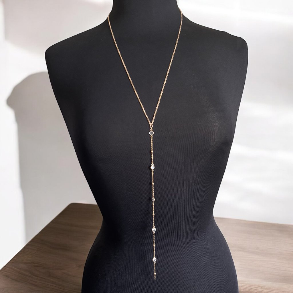 Simple Long Elegant Necklace 17$
